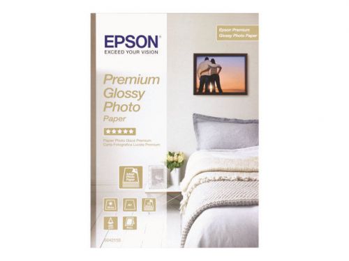 Epson Premium Glossy Photo Paper - Resin coated glossy photo paper - bri S041742