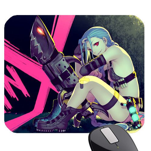 Jinx The Loose Cannon League of Legends Mousepad Mouse Pads xr27