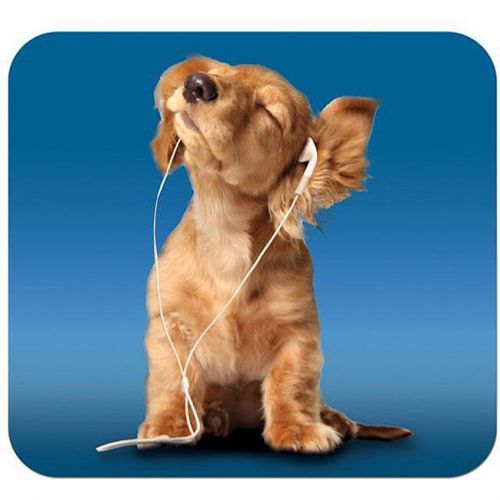 &#039;ipod dog&#039; deluxe antimicrobial mouse pad brand new! for sale