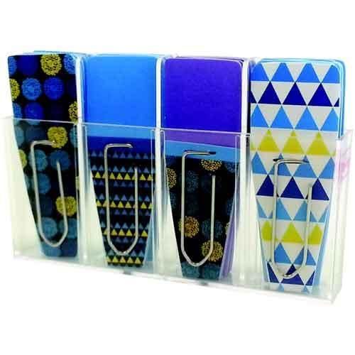 Clip-rite Clip Flags Pom-Pom Collection Blue/Purple 24 Count