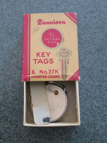 VNTG ORG PACKAGE DENNISON KEY TAGS SOME MISSING