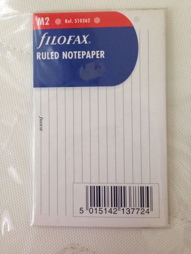 Filofax Ruled Notepaper M2