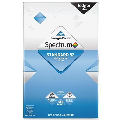 Georgia pacific® spectrum standard 92 multipurpose paper, 20lb, 11 x 17, white, for sale