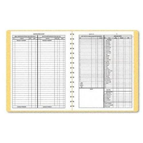Dome Monthly Bookkeeping Record - 128 Sheet[s] - Wire Bound - 11.25&#034; X (dom612)