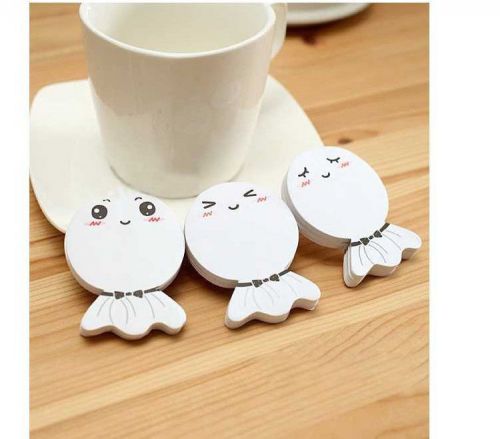 1pcs creative sunny doll shape sticky note paper memo pad stationery (78pages) for sale