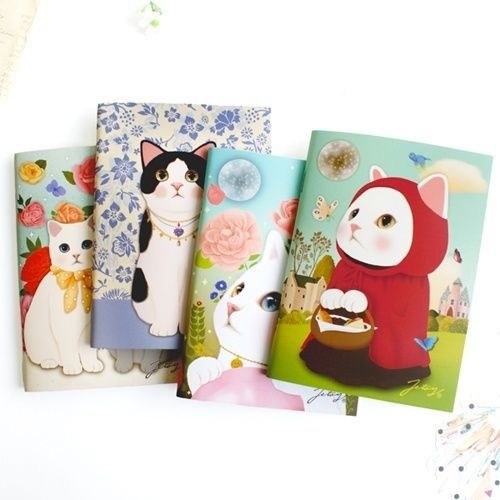 Lovelyl Kitty Mini Paper Lined Notebook Ruled Notepad Cute Writing Stationary