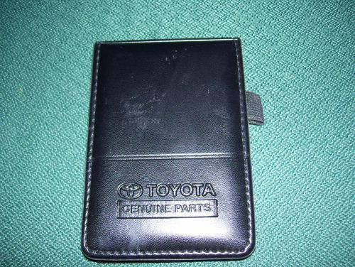 Black Toyota Note Pad, 5&#039;&#039; by 3 1/2&#039;&#039; with Pad of Paper &amp; Pen Holder LEED&#039;S