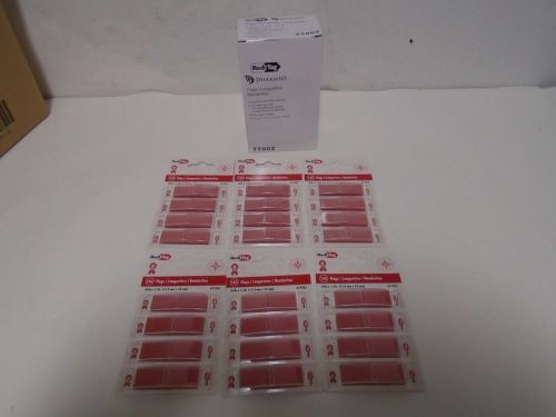 NEW SEALED LOT OF 6 REDI-TAG PACKS OF 954115 MODEL 77002 1/2 IN. FLAGS 840 FLAGS