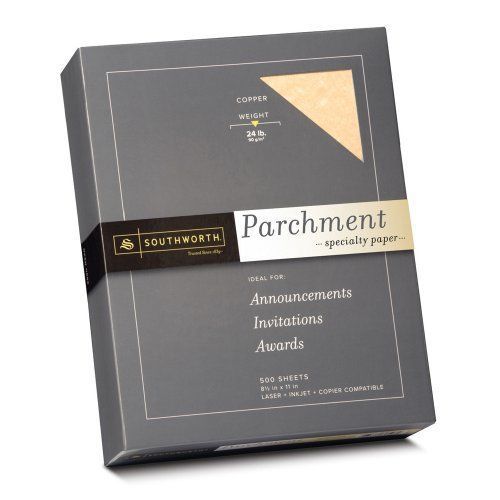Southworth Parchment Paper - For Inkjet Print - Letter - 8.50&#034; X 11&#034; - 24 (894c)