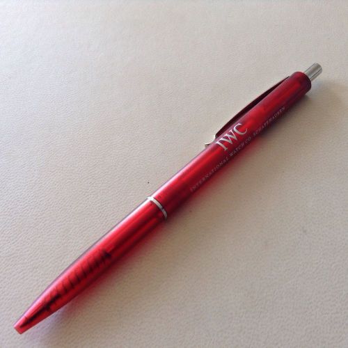 iwc schaffhausen red ballpoint pen sihh 2014