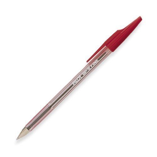 Pilot 37011 Better Ballpoint Stick Pen, Red Ink, Fine, Dozen