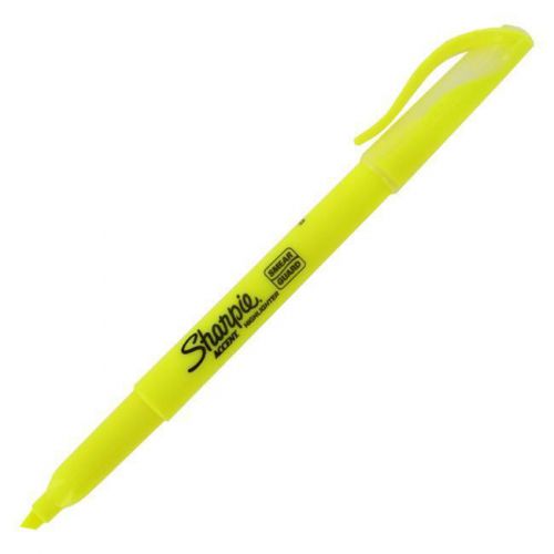 72 sharpie accent pocket syle chisel tip fluorescent yellow pocket highlighters for sale