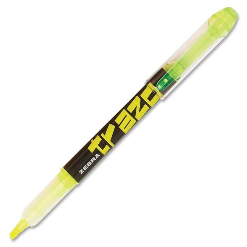 Zebra Pen Highlighter - Chisel Marker Point Style - Yellow Ink - (zeb75050)