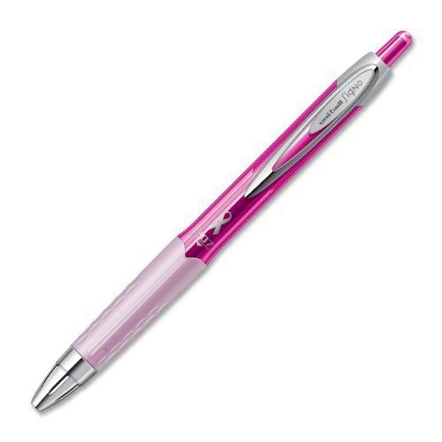 Uni-ball 207 Pink Ribbon Gel Pen - 0.7 Mm Pen Point Size - Black (san1745267)
