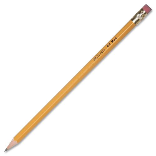 Skilcraft No. 2 Woodcase Pencil - #2 Pencil Grade - Black Lead - (nsn2815234)