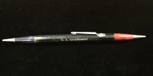Autopoint Twinpoint  Pencil  Real Thin Lead black red used--U.S. GOVERNMENT