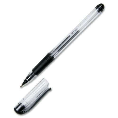 Skilcraft alphagel gel pen - black ink - clear barrel - 12 / dozen (nsn4845250) for sale