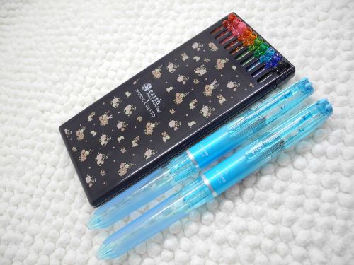 Blue x2 Pilot Hi-Tec-C Coleto 0.4mm 10 refill  w/case Japan Limited Edition(DL