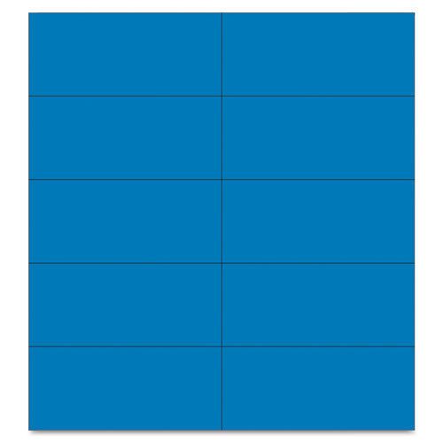 MasterVision Dry Erase Magnetic Tape Strips, Blue, 2&#034; x 7/8&#034;, - BVCFM2401