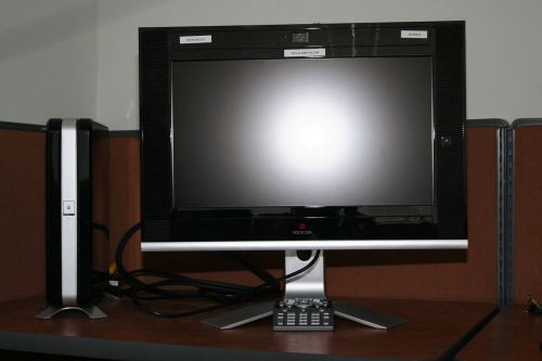 POLYCOM HDX 4000 Codec and 20&#034; HDX4000 LCD Monitor w/Warranty