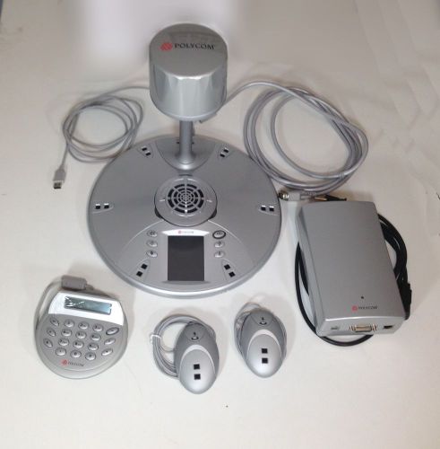 Polycom cx5000 video conference (complete) system (microsoft  roundtable rtb001) for sale