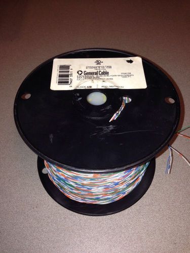 general cable spool of 900 Feet Cross Connect Wire 5 conductor 24 Ga