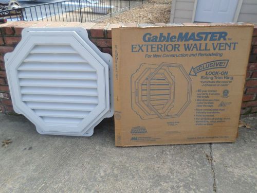 MID AMERICA NEW GABLE VENT  32&#034; Octagon Gablemaster White