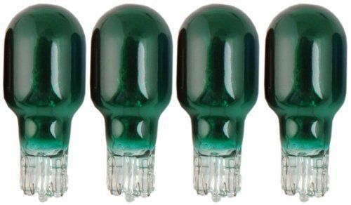 Moonrays 11692 4-watt wedge base light bulbs  4-pack  green for sale