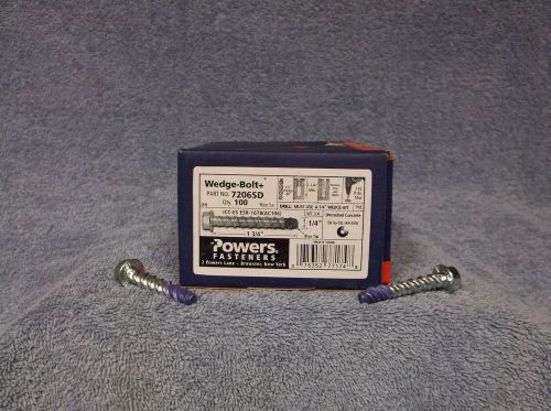 Wedge – bolt + masonry anchor 7206sd powers fastener sealed for sale