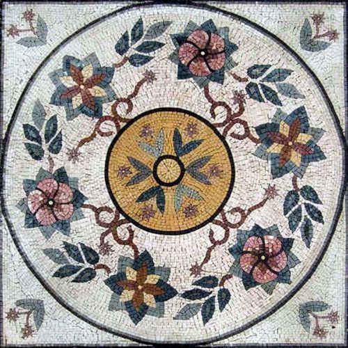 Flowers marble mosaic for sale
