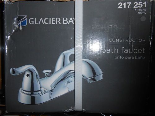 Glacier Bay 4&#034; Centerset 2 Handle Low Arc Bathroom Faucet Chrome 217251