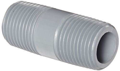 New gf piping systems cpvc pipe fitting  nipple  schedule 80  gray  2&#034; length  1 for sale