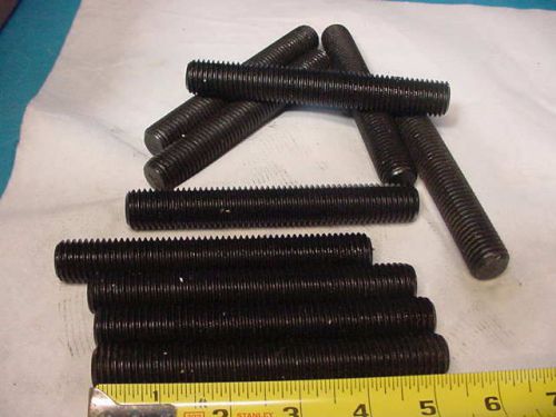 100 pc&#039;s 3/4&#034;-10 x 6&#034; pipe flange stud bolt all thread astm a193 b7 for sale