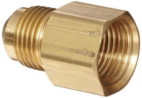 New anderson metals brass tube fitting, coupling, 1/4&#034; flare x 3/8&#034; female pipe for sale