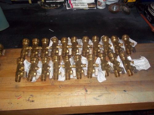 Dahl -  pex to copper sweat fittings/ball valves(new) for sale