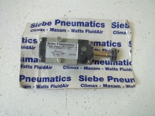 Siebe pneumatics d033n601-20 pneumatic valve *original package* for sale