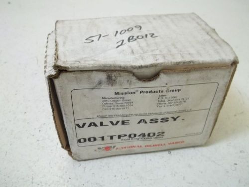 NATIONAL OILWELL VARCO 001TP0402 VALVE ASSY. *USED*