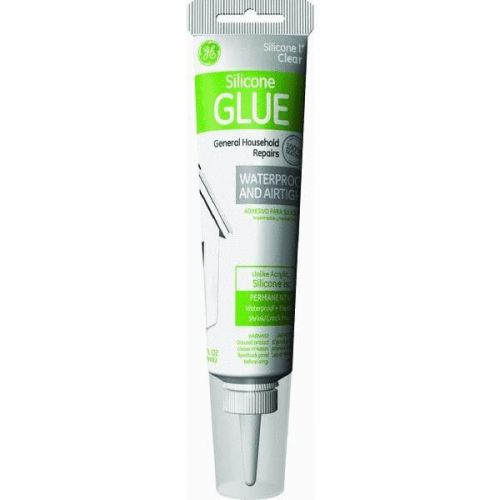 GE 2.8 oz Clear Premium Silicone Household Glue Glue And Sealant GE280