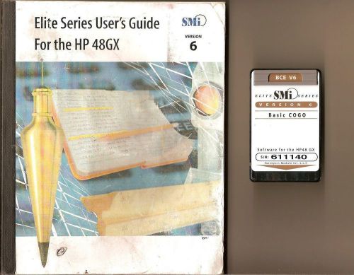 SMI Surveying Card + Manual for HP 48GX Calculator (Version 6)