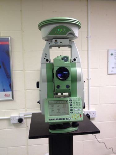Leica tcrp-1205 robotic edm with gps smart station for sale