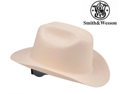 Free ship-new ansi compliant s&amp;w cowboy hard hat western outlaw tan hard hat for sale