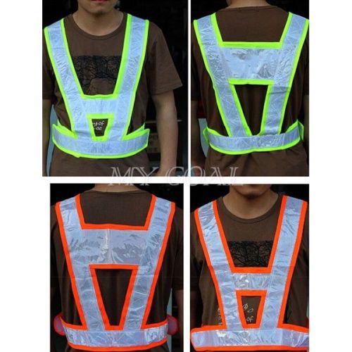 Hi viz high visibility waistcoats safety vest security reflective stripes jacket for sale