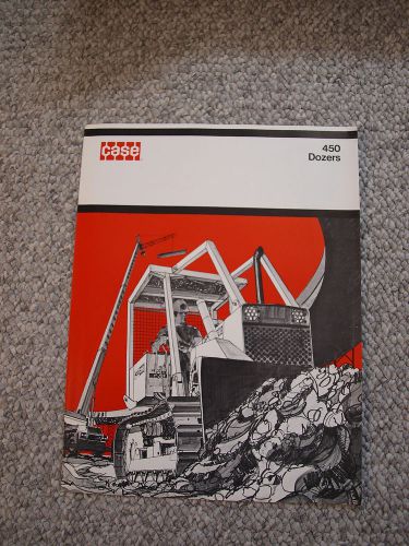 Case 450 Crawler Dozer Tractor Brochure 6 pg. Original MINT &#039;72