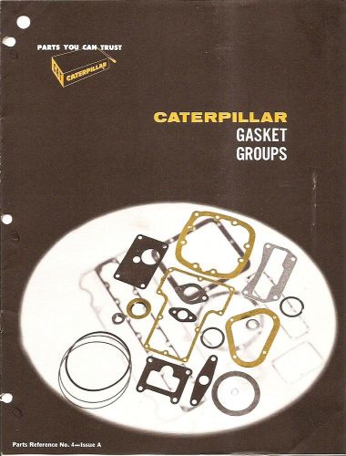 Equipment Brochure - Caterpillar - Gasket Groups - 1959 (E1481)