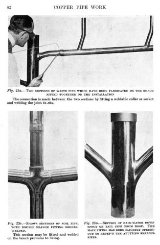 Copper Pipe Work - A Classic, Old School Text Published in 1943