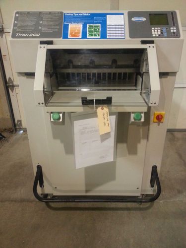 Challenge titan 200 hydraulic paper cutter -  2004 for sale