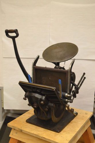 Letterpress table top platen press 9&#034; x 12&#034; for sale