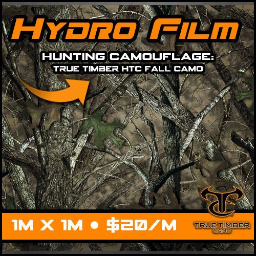 Hydrographic True Timber Camo Dip Kit Water Transfer Printing FIlm - HTC Fall