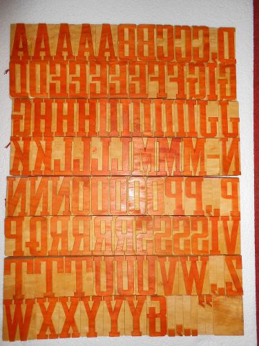 100 piece unique vintage letterpress wood wooden type printing block unused m289 for sale