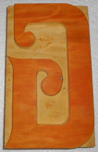 Letterpress Letter &#034;G&#034; Wood Type Printers Block Typography Collection.B907